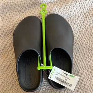 CROCS Black Dylan Platform Clog Slip-On